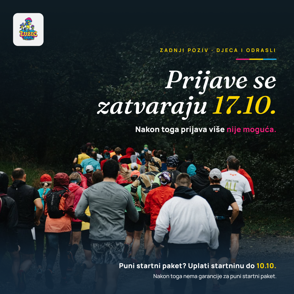 Lužec Trail Prijave 2026.